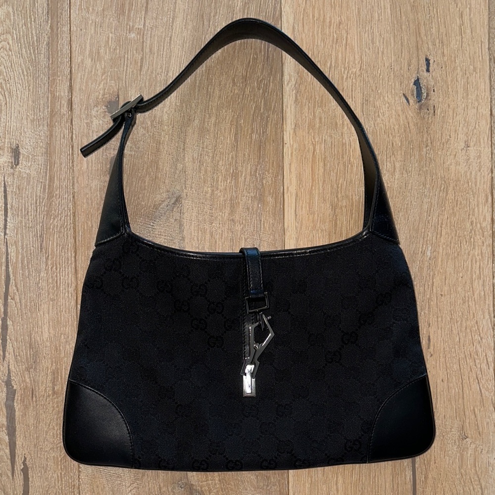 AUTHENTIC Gucci GG Canvas Hobo Shoulder Bag